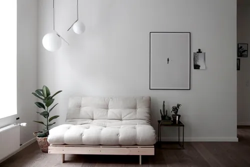 Karup Design - Roots Schlafsofa 140 x 200 cm - Sofas: Funktionales Futon-Klappbett, verwandelt sich mühelos in ein bequemes Gästebett für 2 Personen.