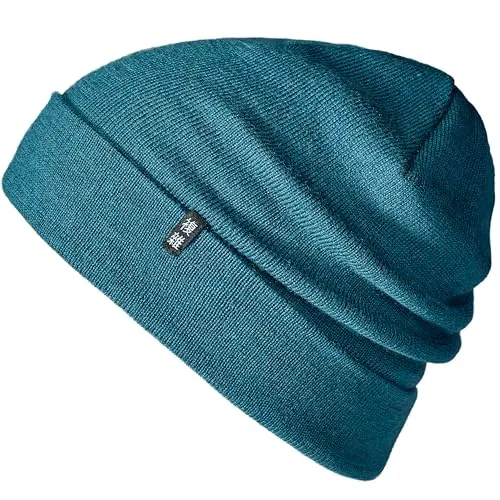Enter the Complex® Merino Mütze Herren - Beanie Damen, 100% Merino Wolle, Warm und Dünn - Strickmützen für Herren, windabweisend und feuchtigkeitsregulierend - Ideal für wechselhaftes Wetter, aus 100% extra feiner Merino-Wolle gefertigt.