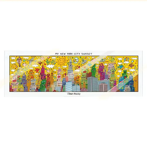 Goebel Magnettafel James Rizzi - My New York City Sunset 26103401 Magnetboard