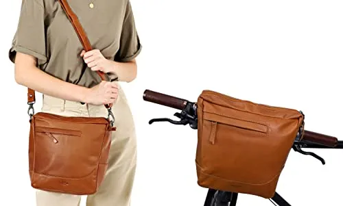 Gusti Leder Gepäckträgertasche Bernhard K. für Fahrräder - Stylische Multifunktionsrucksack aus hochwertigem Ziegenleder. Der Vintage-Look und der praktische Klickfix-Adapter machen ihn zum perfekten Begleiter für jedes Abenteuer.