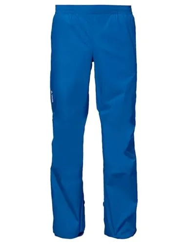 VAUDE Regenhose Herren Drop Pants II - Wasserdichte Outdoorhose für Fahrrad - Radüberhosen: Leichte, atmungsaktive und winddichte Überhose mit Ceplex Active Technologie, ideal für schnelle Überzieher bei Regen und umweltfreundlich durch bluesign-zertifiziertes Material.