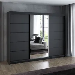VILANO 2 Schwebetürenschrank 200 cm, 3-türig mit Spiegel und 4 Schubladen - Moderner Schwebetürenschrank mit 2 Kleiderstangen, 4 Schubladen und hochwertigen Aluminiumführungen. Ideal für platzsparende und stilvolle Aufbewahrung.