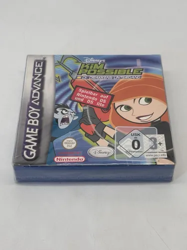 Game Boy Advance Kim Possible: Dr. Drakkens Untergang - Neu in Folie - PC- & Videospiele, spannendes Action- und Abenteuerspiel von Disney, ideal für Fans der Kim Possible-Serie und Sammler.