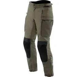 Dainese Springbok 3L Textilhose wasserdicht - Oliv/Schwarz - 50 - Motorradhosen mit dreilagiger wasserdichter AbsøluteShellTM Technologie, ideal für alle Jahreszeiten und Abenteuer, bietet maximalen Komfort und Sicherheit durch verstellbare Protektoren und atmungsaktives Futter.