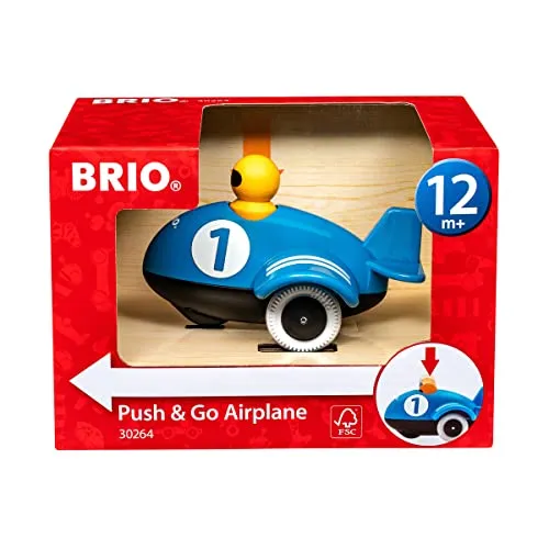 BRIO 30264 Push & Go Flugzeug