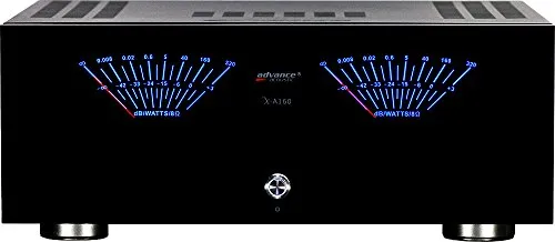Advance Acoustic X-A160 Verstärker - Hifi-Verstärker mit 2 x 240 W Leistung bei 4 Ohm, hervorragender Frequenzgang von 10 Hz bis 80 kHz und extrem niedrigem Verzerrungswert von 0,07% für ein unverfälschtes Klangerlebnis.