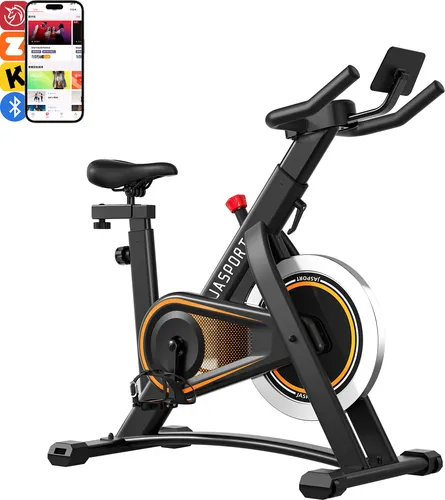 JASPORT A3 Ergometer - Geräuschloses Indoor-Cycling-Bike mit Tablethalterung, ideal für effektives Ausdauertraining und maximalen Komfort