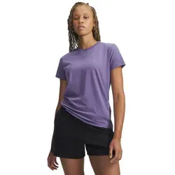 Under Armour UA Rival Core SS T-Shirt Größe S - Prime Pink - Bequemes T-Shirt aus superweichem Baumwollmischgewebe für ganztägigen Tragekomfort. Das 4-Wege-Stretchmaterial sorgt für optimale Bewegungsfreiheit in jeder Richtung.