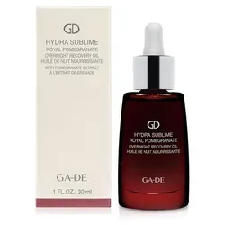 GA-DE Hydra Sublime Royal Pomegranate Recovery Oil 30 ml - Luxuriöses Gesichtsöl zur intensiven Regeneration der Haut über Nacht. Mit 5 wertvollen natürlichen Ölen für ein samtig-weiches Hautgefühl und jugendlichen Glow – ideal für alle Hauttypen.