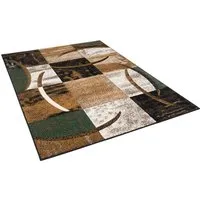 Pergamon Designer Teppich Brilliant Trend Grün 120x170cm - Moderner Designerteppich aus hochwertigem Polypropylen, pflegeleicht und langlebig – für stilvolle Akzente und ein angenehmes Wohngefühl.