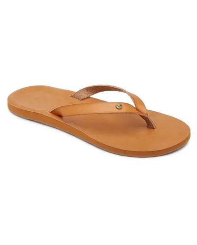 Roxy JYLL III Zehentrenner, cognac - Sportliche Sandalen für jeden Tag - Sportliche Sandalen in Größe 36, gefertigt aus leichtem Synthetik mit hochwertiger EVA-Dämpfung für hohen Tragekomfort und Gummi-Laufsohle für besten Grip.