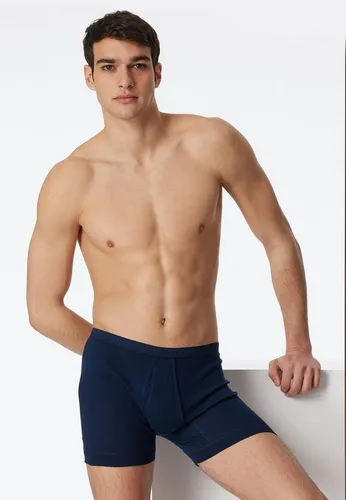 SCHIESSER "Original Classics" Herren Slip, Gr. 9, blau - Herrenunterhose in Feinripp aus 100% Baumwolle mit optimaler Passform und ohne störende Seitennähte für höchsten Tragekomfort.