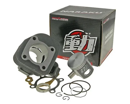 70ccm Zylinder Kit NARAKU für ATU EXPLORER RACE GT 50 - Zylinder-Sets für Roller mit 70ccm Hubraum, sportlicher Grauguss Zylinder für mehr Leistung und optimale Beschleunigung.