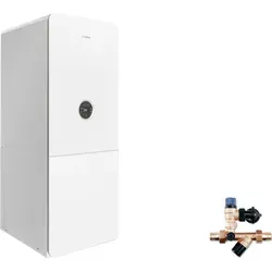 Junkers Bosch Gas-BW-Basic-Paket BOPA GC-B5301 - Brenner & Kessel, effizientes Gas-BW-Basic-Paket mit waagrechtem Anschluss für zuverlässige Heizleistung und einfache Installation.