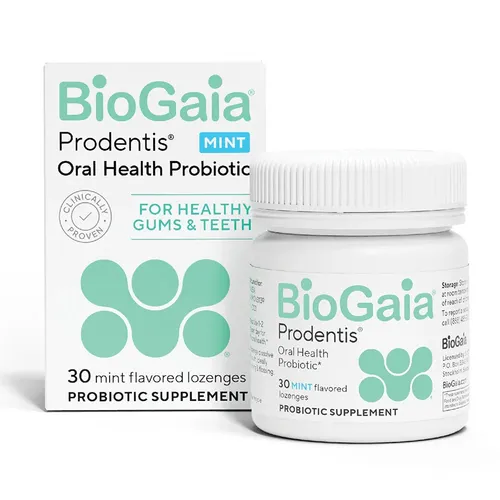 BIOGAIA Oral Health Probiotic Healthy Gums & Teeth Mint Flavour 30ct EXP-03/2026