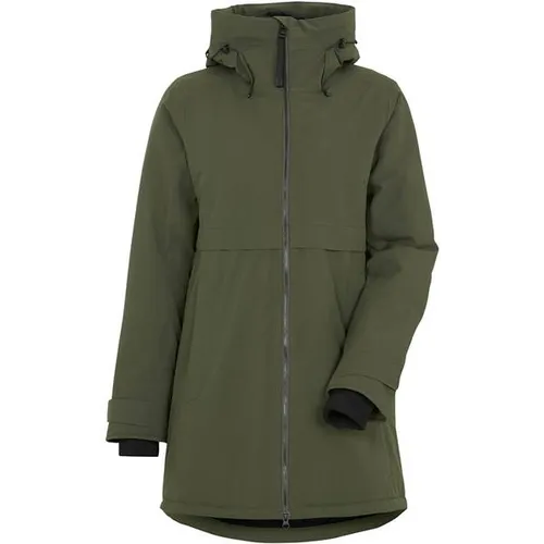 DIDRIKSONS Damen Mantel HELLE WNS PARKA 6 - Funktionsjacke mit einzigartigem Jochdesign, wasser- und winddicht, ideal für Outdoor-Aktivitäten und alle Wetterbedingungen.