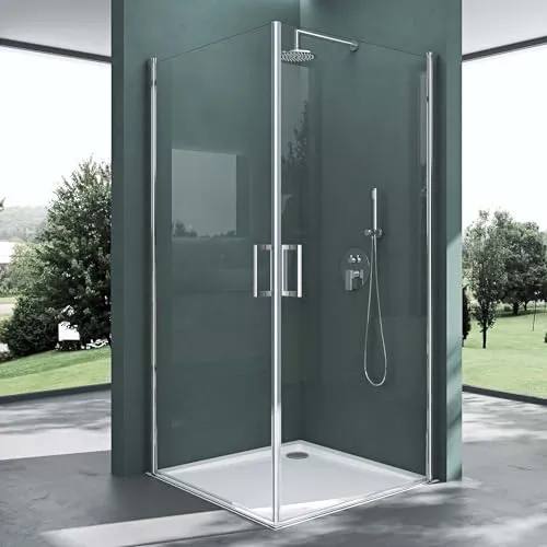 Mai & Mai Duschkabine 70x85 Eckeinstieg - Duschkabine mit Hebe-Senk Mechanismus aus 6mm ESG-Sicherheitsglas, bietet Lotus-Effekt für einfache Reinigung. Ideal für Ihr modernes Bad, barrierefreie Montage möglich.