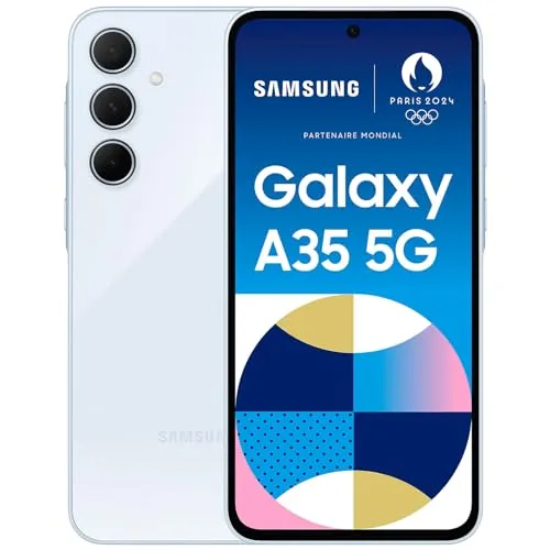 Samsung Galaxy A35 Smartphone 128 Go 5G Bleu