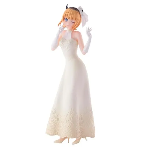 Banpresto Oshi No Ko - Bridal Dress - MEMcho Statue 20cm - Puppen & Spielzeugfigur, detailreiche 20cm Statue im eleganten Brautkleid - ein Muss für Sammler und Oshi No Ko Fans!