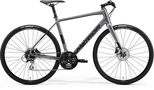 Merida Cityrad SPEEDER 100 HP4 silber/schwarz S/M (52) - sportlich und komfortabel - Das Merida SPEEDER 100 HP4 in S/M (52) bietet die perfekte Kombination aus sportlichem Design und Alltagstauglichkeit. Mit leichtem Rahmen und agiler Geometrie ist es ideal für schnelle Stadtfahrten und entspannte Fitnessrunden.