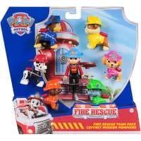 Amigo Paw Patrol Fire Rescue Geschenkset (6072961) - Spielzeugfigur Set mit beliebten Paw Patrol Charakteren, ideal für kreative Rollenspiele und Abenteuer im Kinderzimmer.