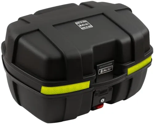 SEVICO Motorradkoffer Top-Case 50L - Topcase für Roller, Motorräder und Quads mit 50 Litern Stauraum – ideal für Helm und Zubehör, robust und wetterfest, einfache Universal-Montage.