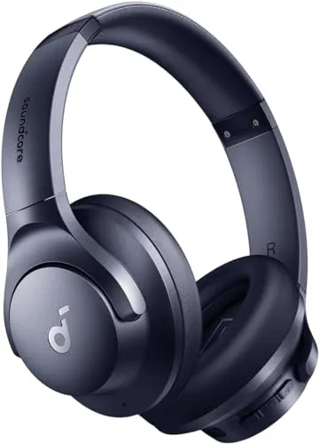 soundcore by Anker Q20i kabelloser Bluetooth Over-Ear-Kopfhörer mit Hybrid Active Noise Cancelling, 40h Spielzeit im ANC-Modus, Hi-Res Audio, Personalisierung per App (Generalüberholt)