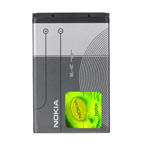 ORIGINAL Nokia BL-4C Akku - Ersatzakku für zahlreiche Nokia Modelle, 860mAh Kapazität für zuverlässige Leistung und lange Nutzungsdauer.
