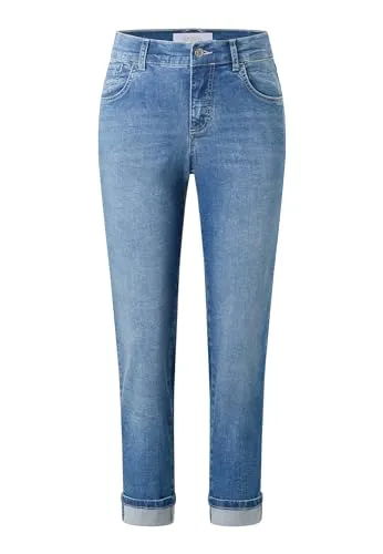 ANGELS 5-Pocket-Jeans DARLEEN CROP TU RIBBON blau 34 - Bequeme 5-Pocket-Jeans in 7/8-Länge, ideal für lässige Outfits. Der elastische Denim sorgt für optimalen Tragekomfort und Bewegungsfreiheit.