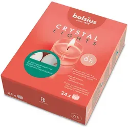 Crystal Lights Teelichte 6h (24 Stück)