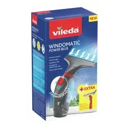 Vileda Windomatic Power Blue Fenstersauger mit Spray-Einwascher  161332 , 1 Stück