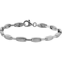 SilberDream Silberarmband SDA4902JX - Elegantes Damen Armband aus 925 Sterling Silber, ca. 19,3 cm lang, mit allergenfreier, mattierter und polierter Oberfläche – perfekt für jeden Anlass!