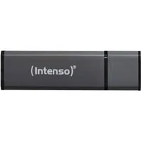 USB 2.0 Stick 8GB Alu Line anthrazit - Eleganter USB-Stick mit hochwertigem Aluminiumgehäuse, schnelle Datenübertragung für unterwegs