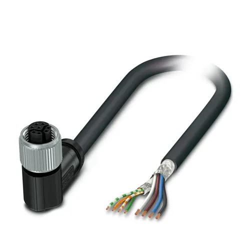 Phoenix Contact NBC-M12FRY/1,0-94H Hybridkabel 1m - Hochwertiges Hybridkabel von Phoenix Contact mit 8 Polen. Ideal für zuverlässige elektrische Verbindungen, halogenfrei und für Temperaturen von -40 bis 80 °C geeignet.