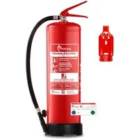 FireLoq 9L Wasser Feuerlöscher für Brandklasse A - FireLoq Wasser Feuerlöscher – zuverlässiger Schutz für Zuhause und Büro. Löscht Brände fester Stoffe effektiv mit Wasser, ohne Chemikalien. Benutzerfreundlich und wartungsfreundlich, ideal für den sicheren Einsatz.