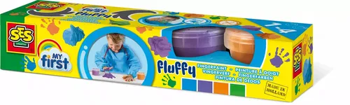 Moja pierwsza puszysta, piankowa farba, 4 kolory SES Creative 8710341144418