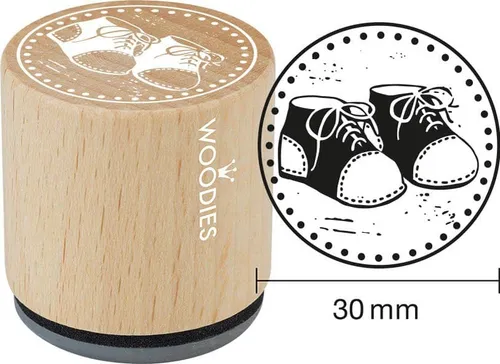 COLOP Motiv-Stempel Woodies "Babyschuhe"