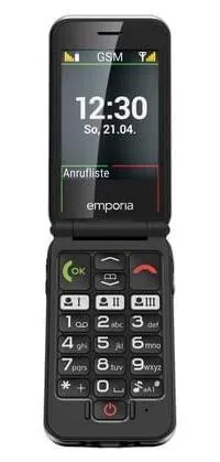 Emporia emporiaJOY - Kompaktes Tastenhandy - Tastenhandy mit 2,80" Display und 2 Mpx Kamera, ideal für Senioren und einfache Kommunikation.