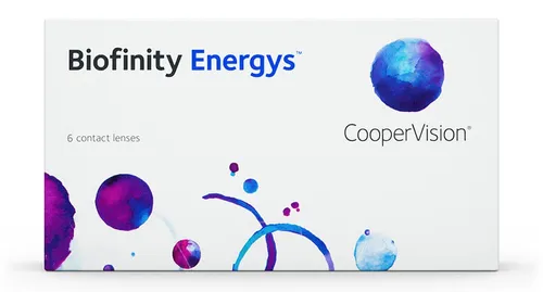 CooperVision Biofinity Energys Monatslinsen - 6er Packung - Kontaktlinsen zur Reduzierung von Augenermüdung und Trockenheit beim digitalen Arbeiten, ideal für den Alltag zwischen Computer und Smartphone.