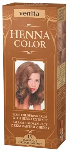 Venita Henna Color Haarfärbemittel, 13 Haselnuss, 75 ml