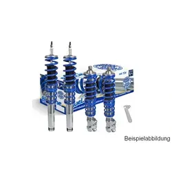 JOM 741001 BlueLine Gewindefahrwerk für VW Golf 4 - Fahrwerkssatz für VW Golf 4, Bora und Variant (1997-2006) mit verstellbarem Höhenbereich für optimale Fahrdynamik und individuelle Anpassung.