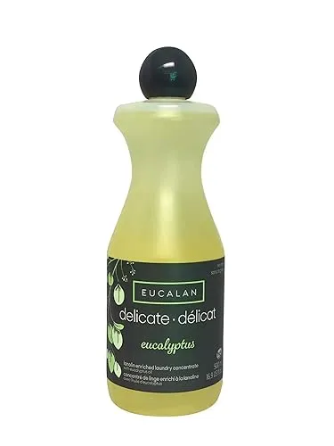 Eucalan - pflegendes Feinwaschmittel für Hand- und Maschinenwäsche Duft Eukalyptus, Packungsgröße 500ml