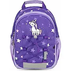 Belmil Unisex Kinder Mini Kiddy Kindergarten-Rucksack: Einhorn Dream Stars - Sport, niedlicher Mini Kiddy Rucksack mit Einhorn-Motiv, ideal für den Kindergarten und kleine Abenteurer.