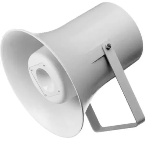 WHD Musikhorn TL230-T30 - 2-Wege Lautsprecher - Wandmontierbarer Musikhorn-Lautsprecher mit 30 W Musikbelastbarkeit und klaren Klängen für verschiedene Anwendungen. Ideal für die Installation in unterschiedlichen Räumen.