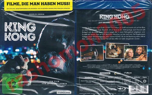 Blu-ray KING KONG (1976) Jeff Bridges Charles Grodin Jessica Lange Uncut Neu+OVP