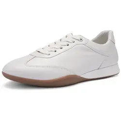 ara Damen Amalfi Sneaker in Weiß, Größe 44 EU - Bequeme Sneaker mit High Soft Bamboo Wechselfußbett und normaler Schuhweite, ideal für den täglichen Gebrauch.