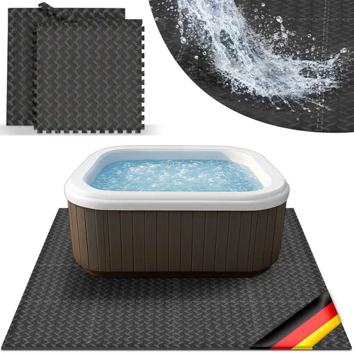tillvex Pool-Bodenschutzfliese 200 cm - Poolunterlagen für Whirlpools, schützt vor Beschädigungen und isoliert gegen Bodenkälte für ein angenehmes Badeerlebnis.