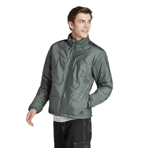 adidas Nuganic Light Insulation Jacke für Herren, Größe M - Funktionsjacke aus 100% recyceltem Polyester, leicht und wärmend für optimalen Komfort im Alltag, ideal für Arbeit und Freizeit.