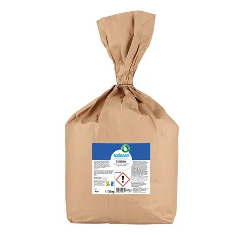 Enthärter für Reinigungsmittel - Optimale Waschergebnisse bei kalkhaltigem Wasser. Natürliche Inhaltsstoffe binden Kalk, reduzieren Waschmitteldosierung und verlängern die Lebensdauer Ihrer Waschmaschine.