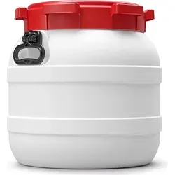 CurTec 42 Liter Weithalsfass Schraubdeckelfass - Lebensmittelecht und vielseitig einsetzbar - Boot-Zubehör für sichere Lagerung von Lebensmitteln und Chemikalien, geruchsneutral und feuchtigkeitsdicht – ideal für Outdoor-Aktivitäten.